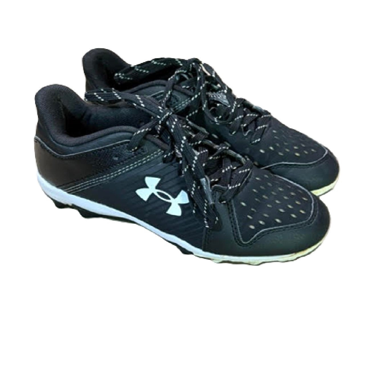 Under Armour Leadoff Low RM Jr. Youth Baseball Cleats Black White US 2Y BM1