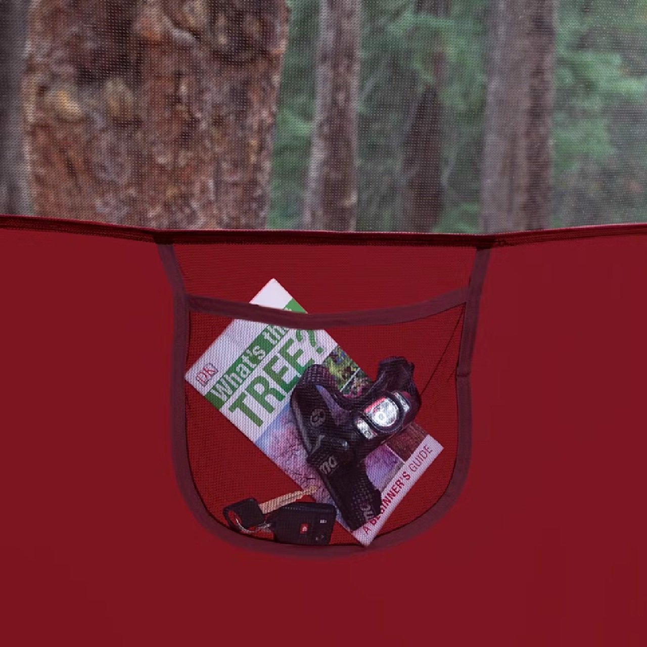 Coleman 4-Person Flatwoods II™ Lightweight Dome Camping Tent - Red