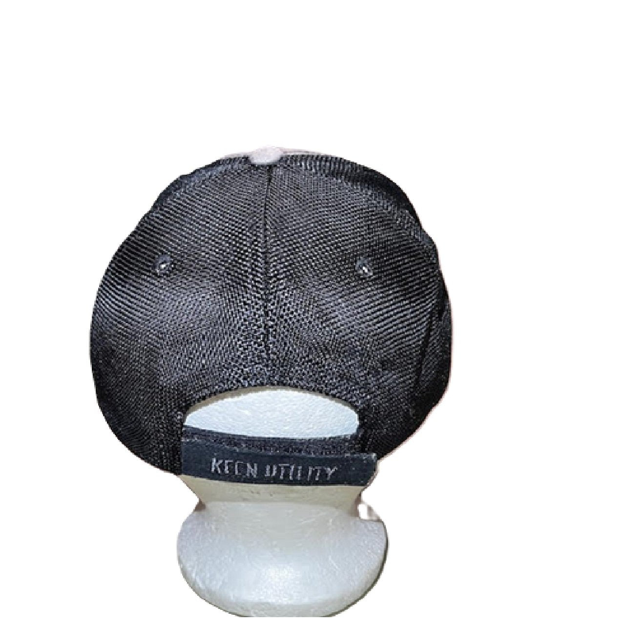 Keen Utility Snapback Trucker Hat - Black/Gray Adjustable 6-Panel Mesh Back BM1