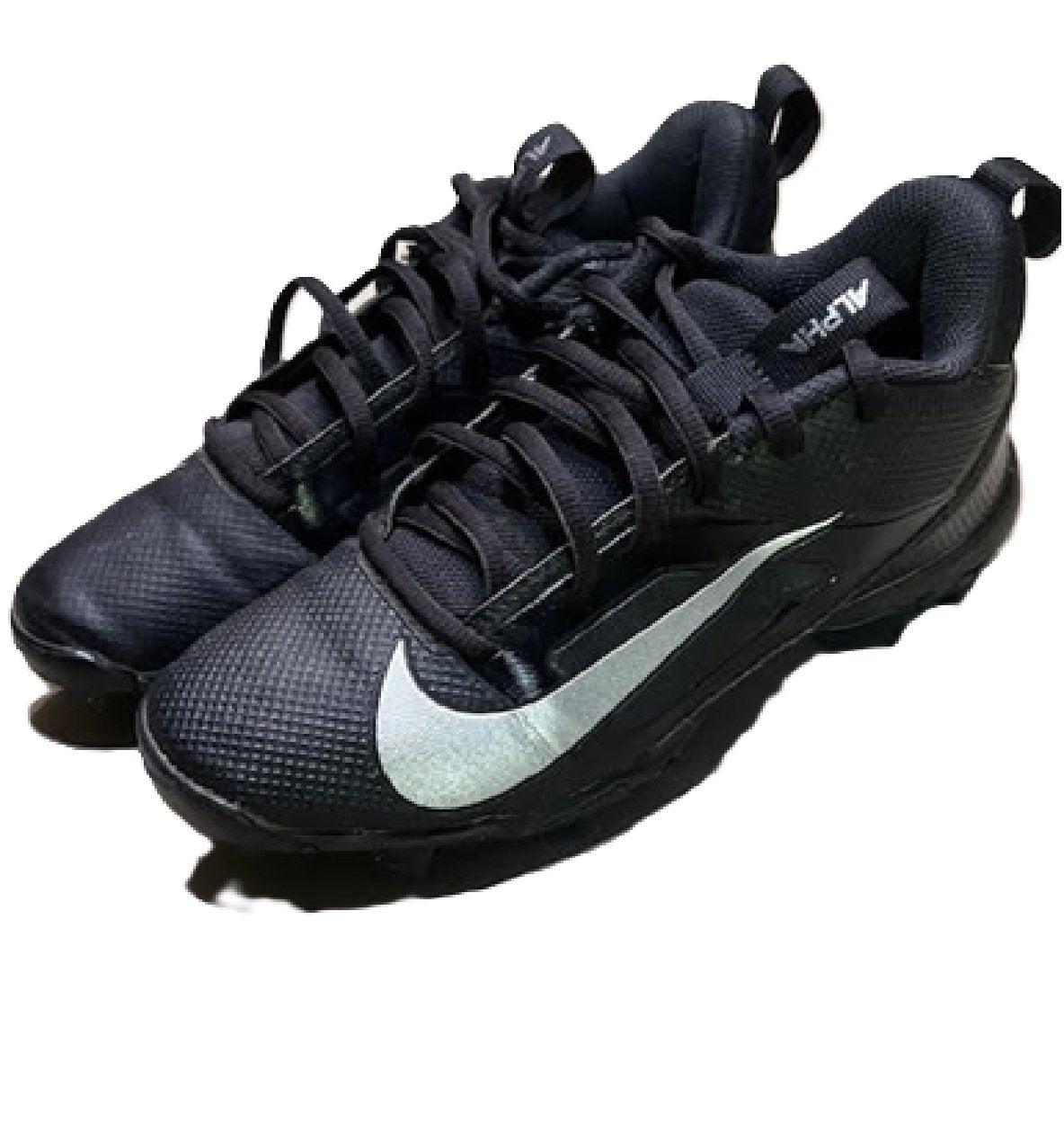 Nike Alpha Menace 4 Shark Football Cleats Big Kids -4Y Black  BM1