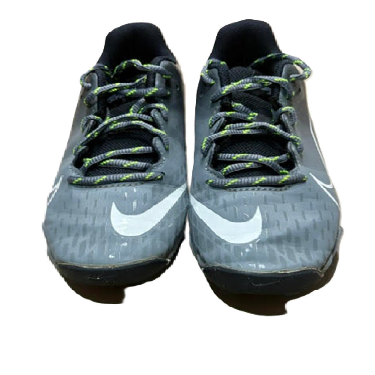 Nike Hyperdiamond 4 Keystone Girls Softball Cleats - Youth 3Y, Gray/Volt/White BM1