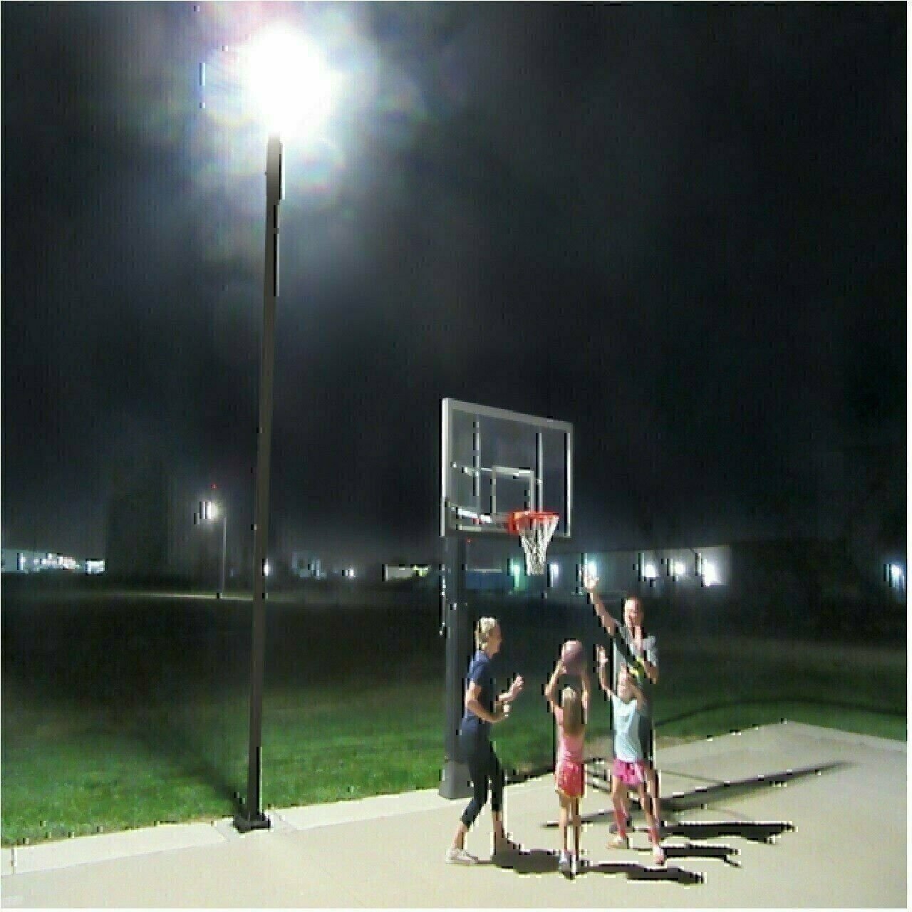 First Team Basketball Court Lighting -Court Vision™ Solar Powered Court Light