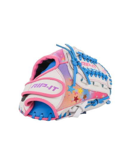 Rip It Girls Play Ball Starlight Softball Fielders Glove - 11"