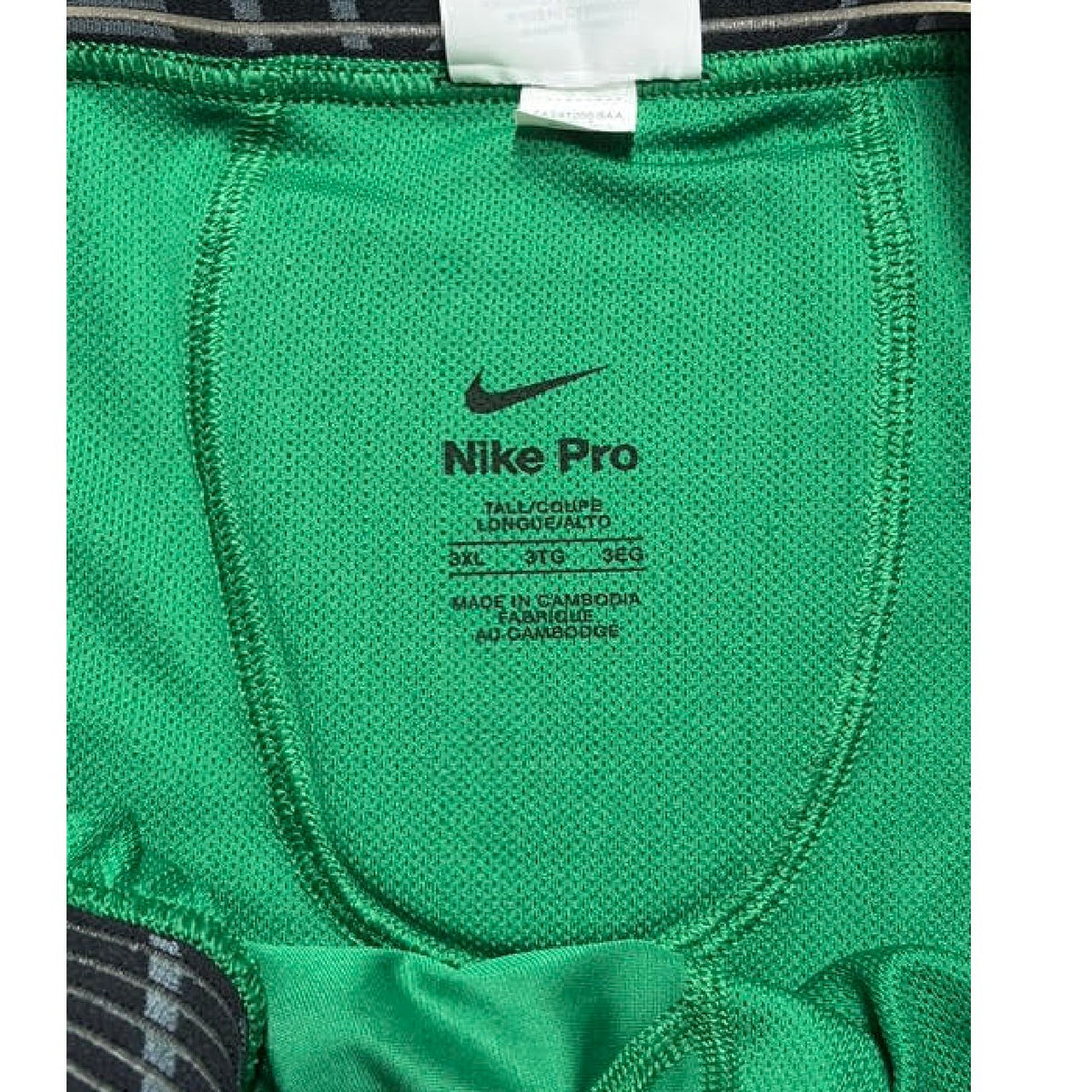 Nike Pro Hyperstrong NBA Padded 3/4 Compression Tights / Girdle green 3XL-T