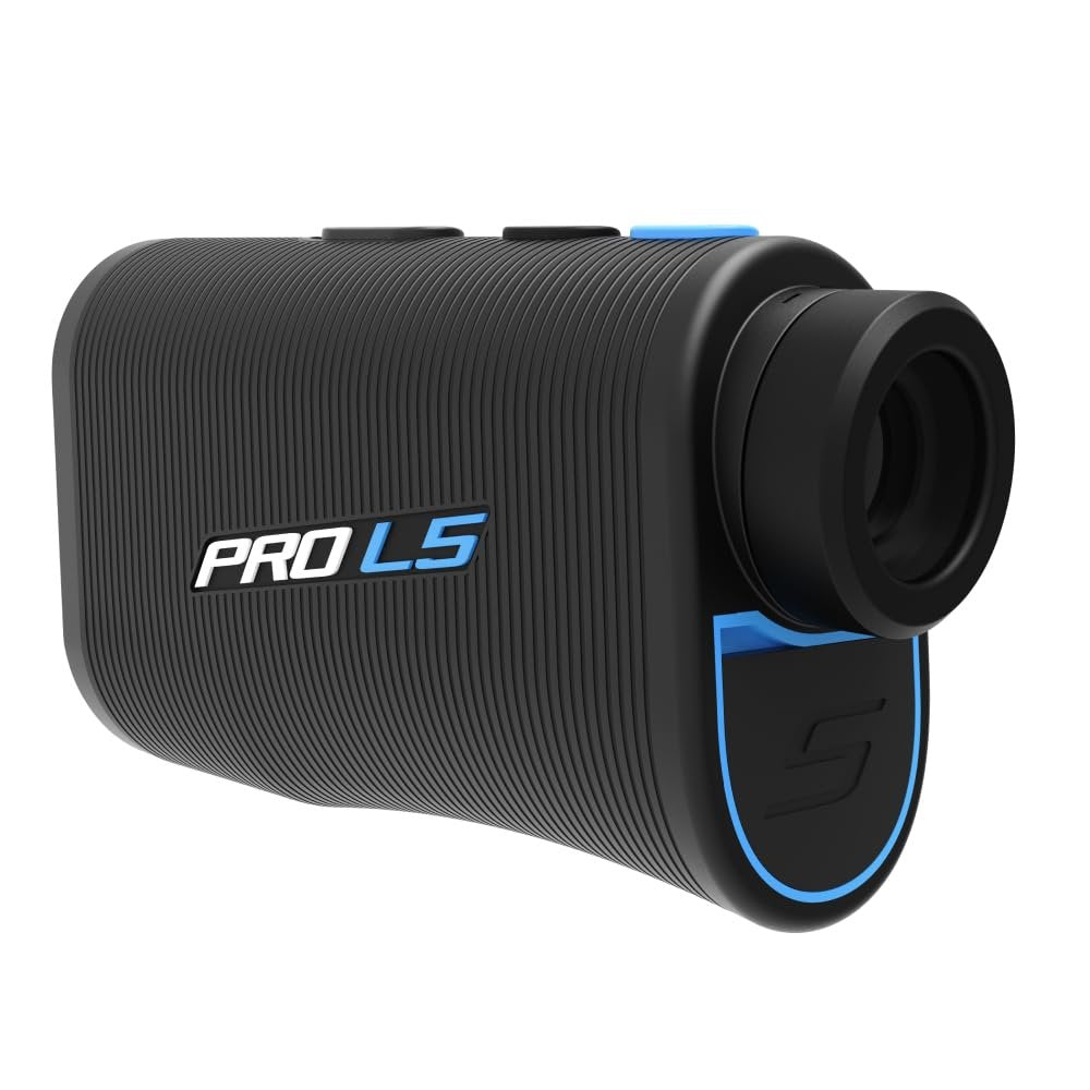 Shot Scope PRO L5 Golf Rangefinder with OLED Display,  1300 Yard Range -BLK