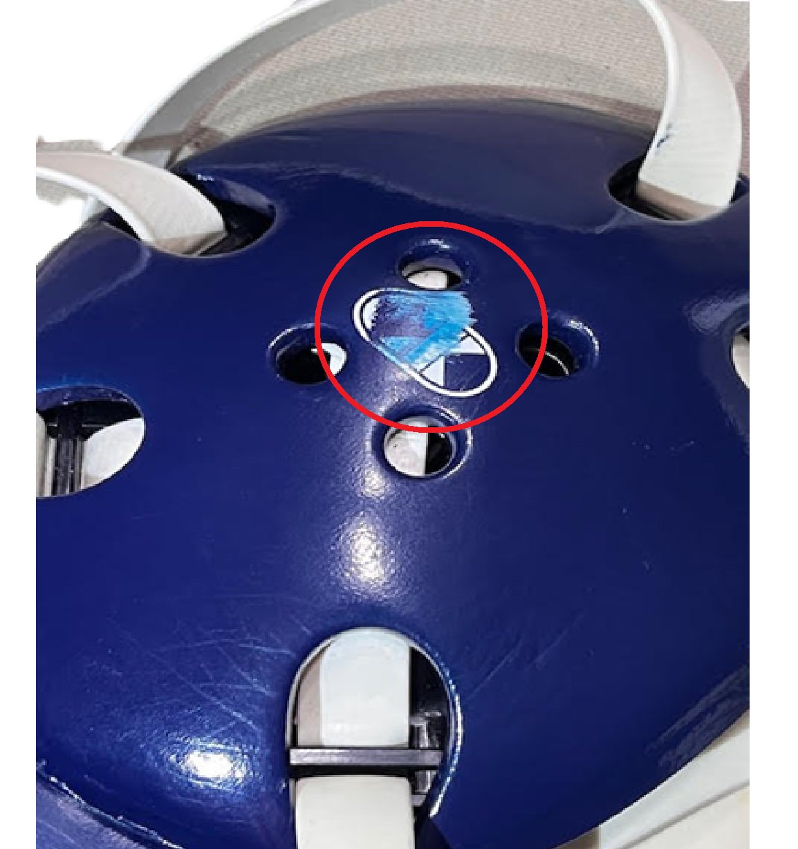 Cliff Keen Signature Wrestling Headgear Navy-preowned good condition-BM1