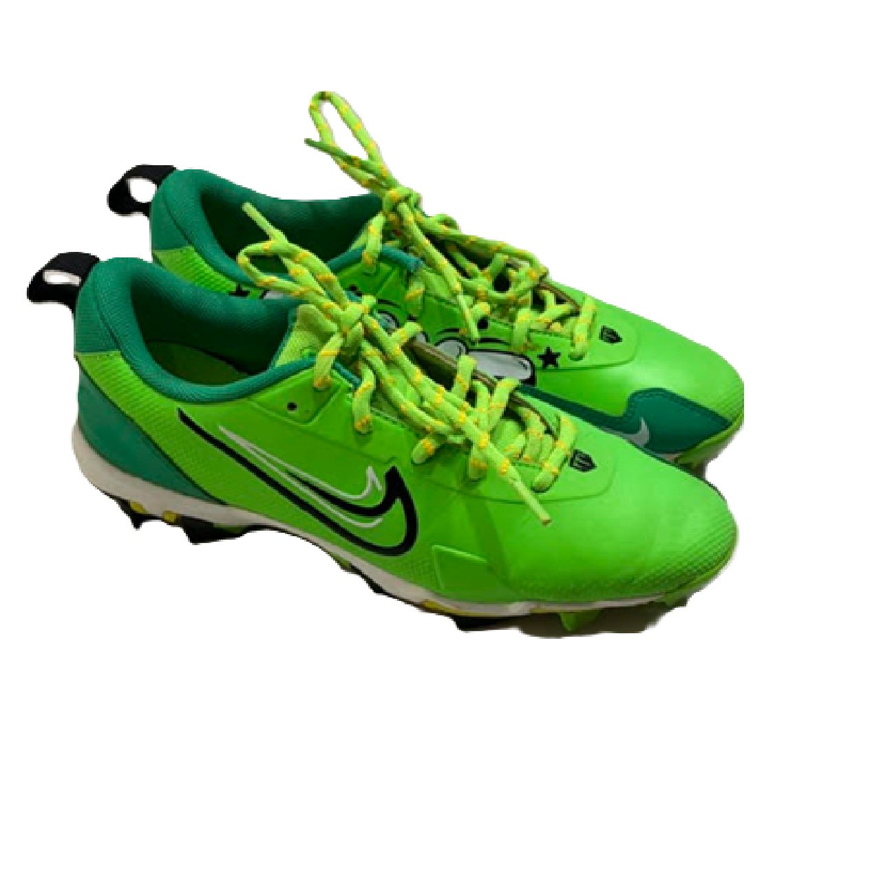 Nike Force Trout 9 Keystone GS Baseball Cleats Green Strike Youth Size 5.5Y BM1