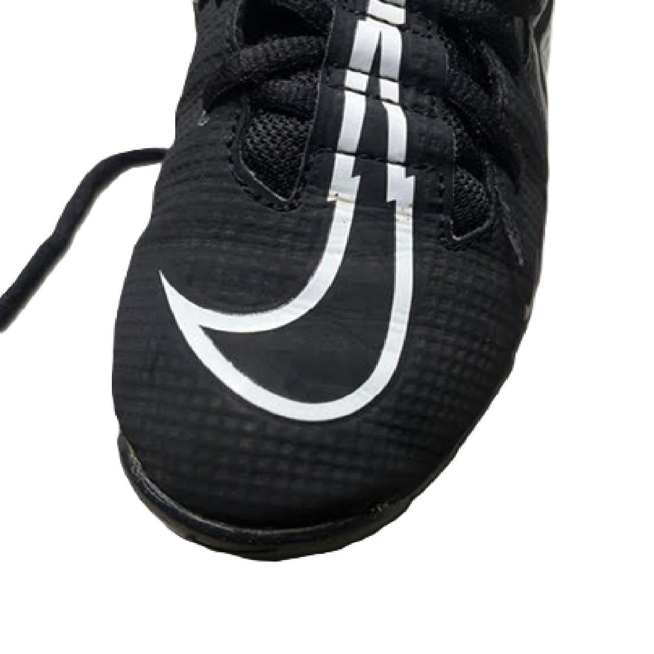 Nike Youth Alpha Menace 3 Shark football cleat 5.5Y Black BM1