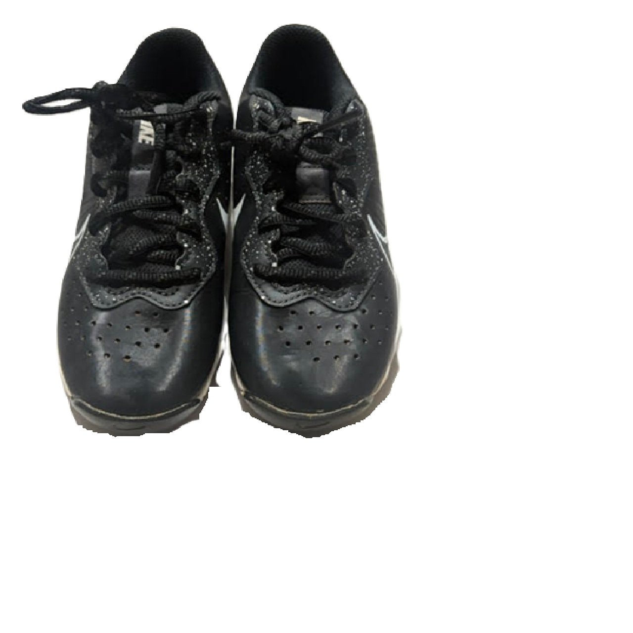 Nike Alpha Huarache 4 Keystone Kids Baseball Cleats Black US 1Y BM1