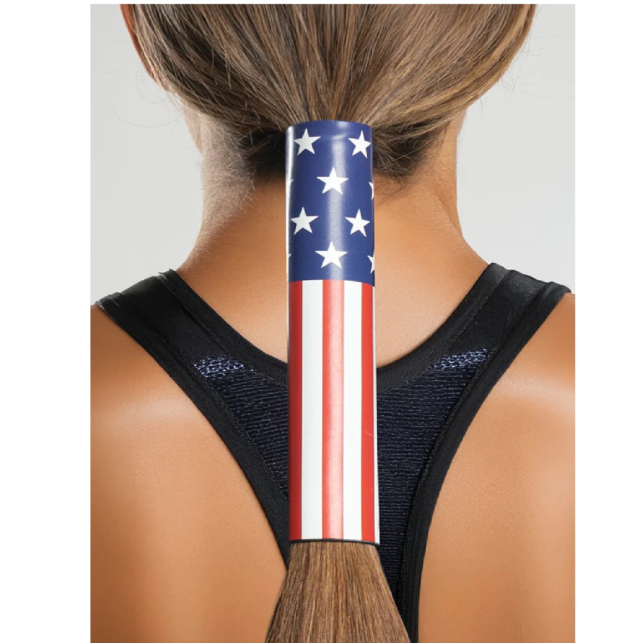 HG Sport Neoprene Hair Glove-Patriotic USA  Ponytail Holder