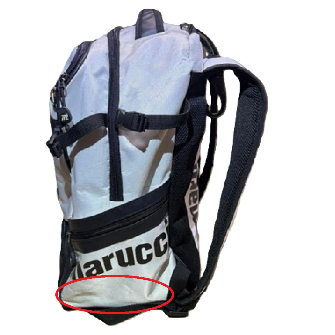Marucci Dynamo Baseball/Softball Two Bat Pack (backpack) BM1 White