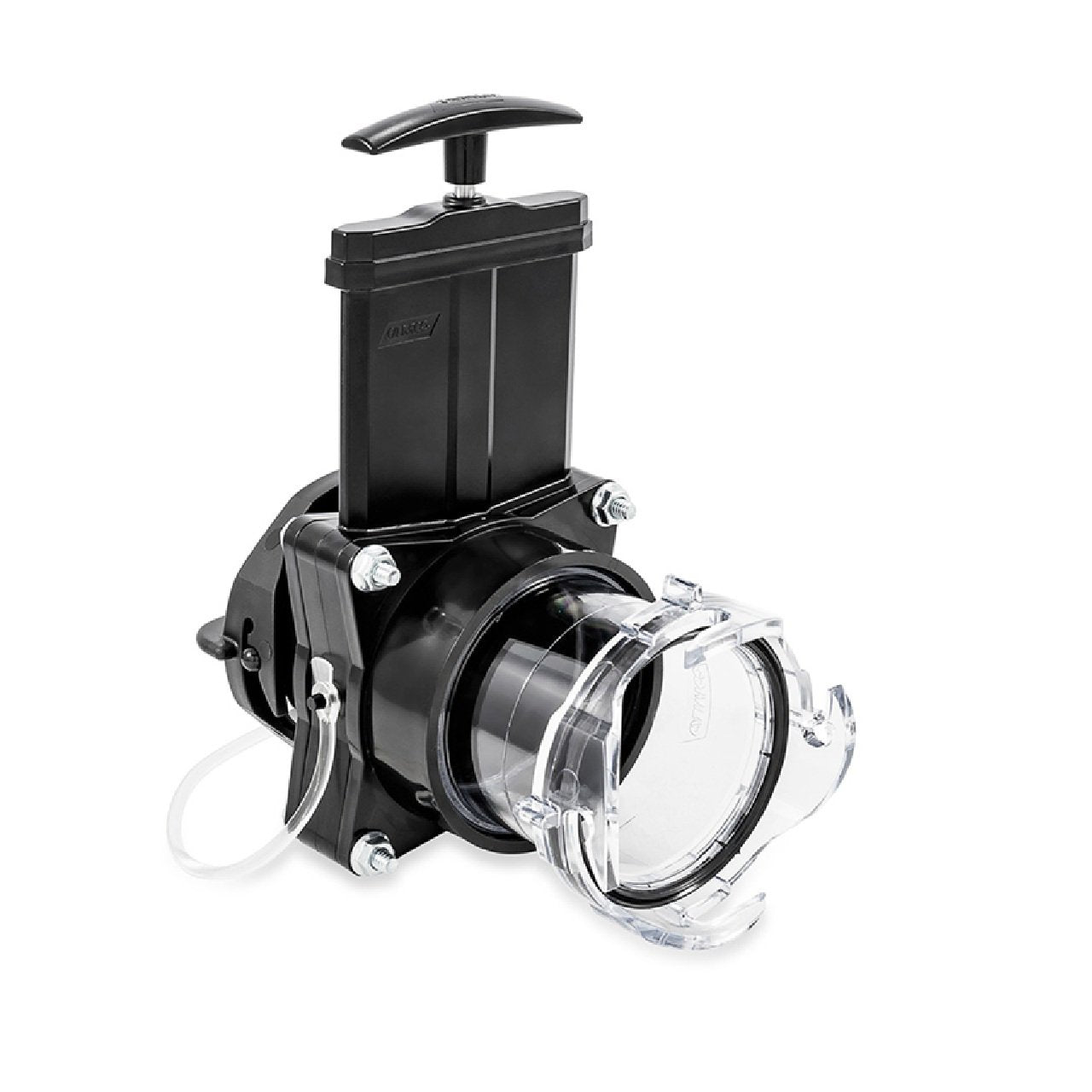 Camco 3" RV  Sewer Waste Gate Valve w/3.5" Clear Extension & Cap
