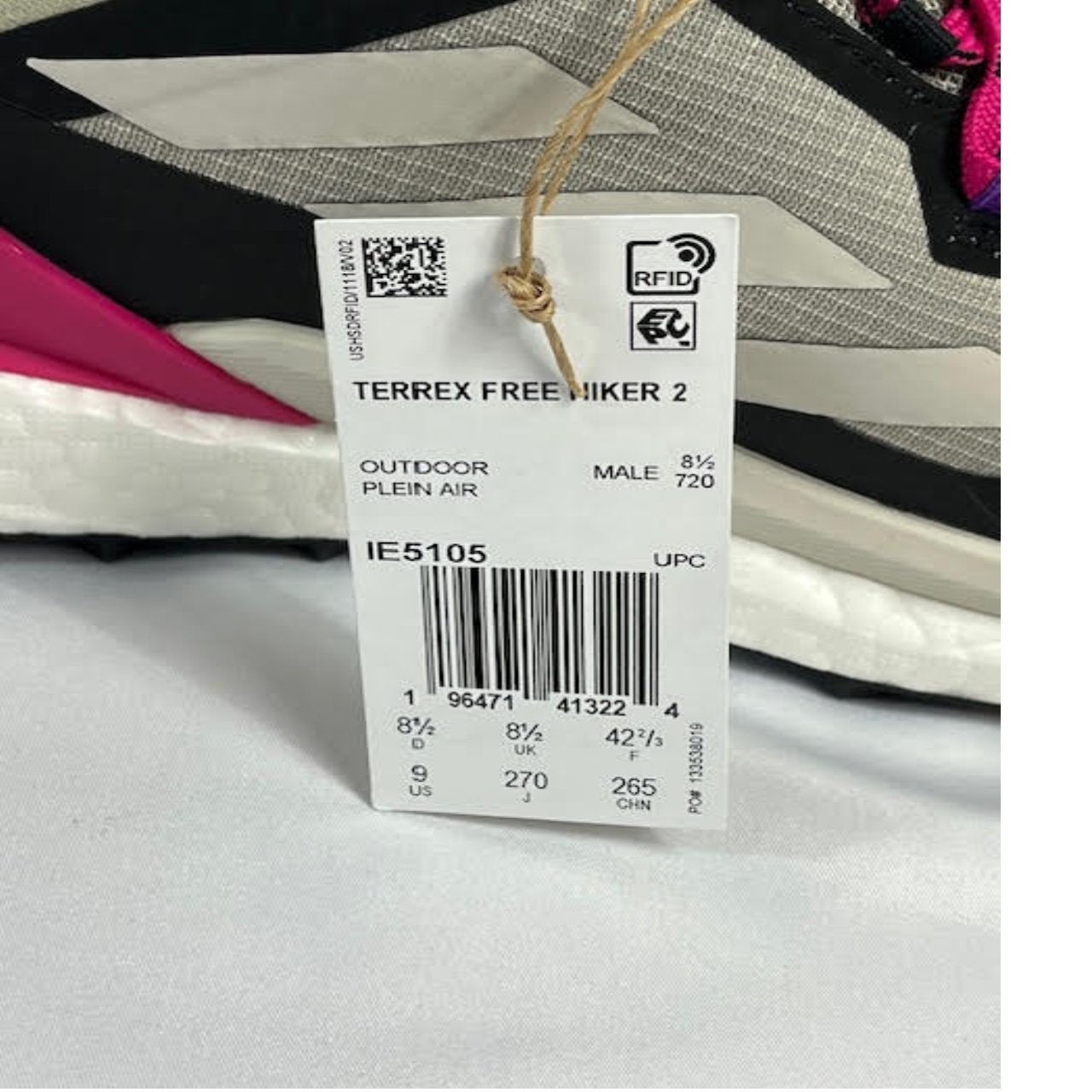 Adidas TERREX Free Hiker 2.0 Low GORE-TEX Hiking Shoes US 9