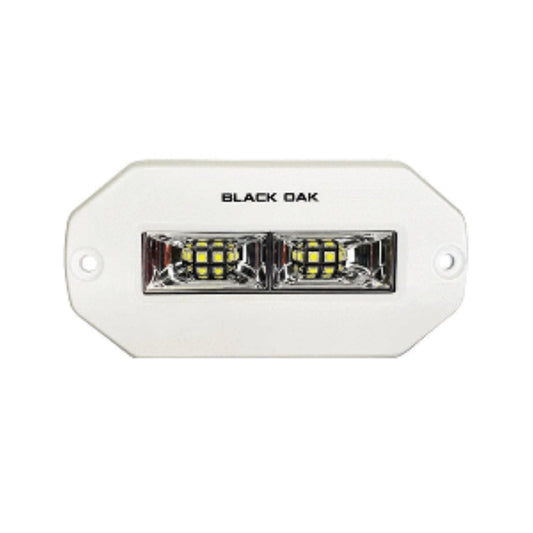 Black Oak Pro Series 4" Flush Mount Spreader Light - White Housing