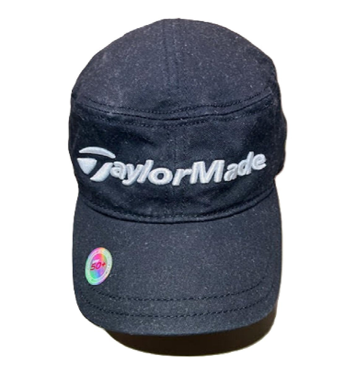Taylormade Cage Golf Hat with RBZ, R11S logos-Black Flat Top L/XL Bm1