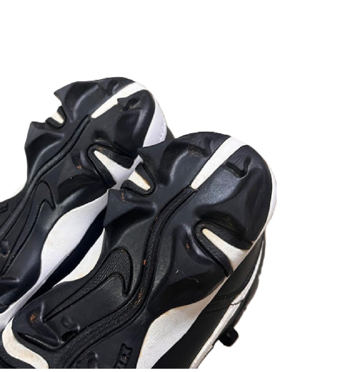 Nike Air Jordan 1 Baseball Cleats Mid Cut 3.5Y Black/White