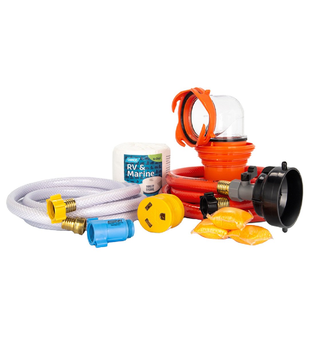 Camco Ultimate RV Starter Kit with basic accessories needed for RV