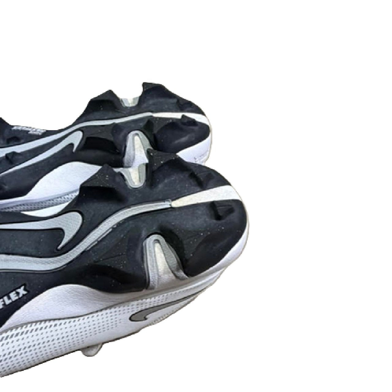 Nike Vapor Shark 3 Low Top Football Cleat White/Gray 5Y BM1