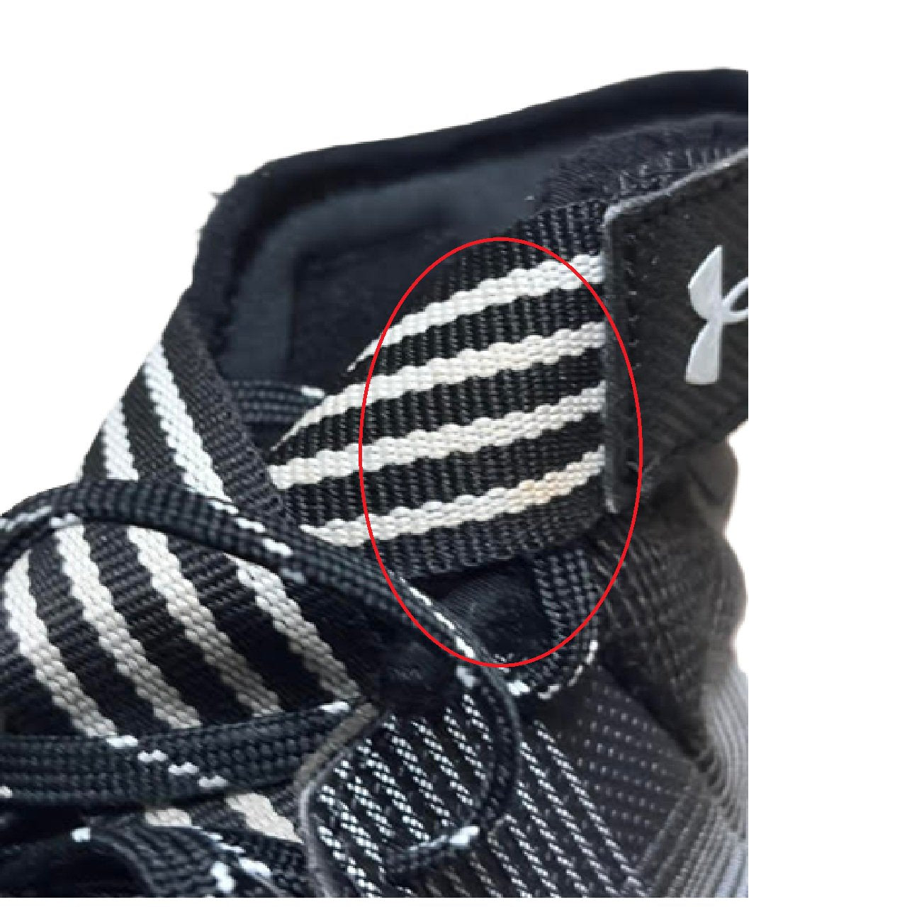 Under Armour Highlight Franchise Jr. Football Cleats - Youth Size 5Y Black White BM1