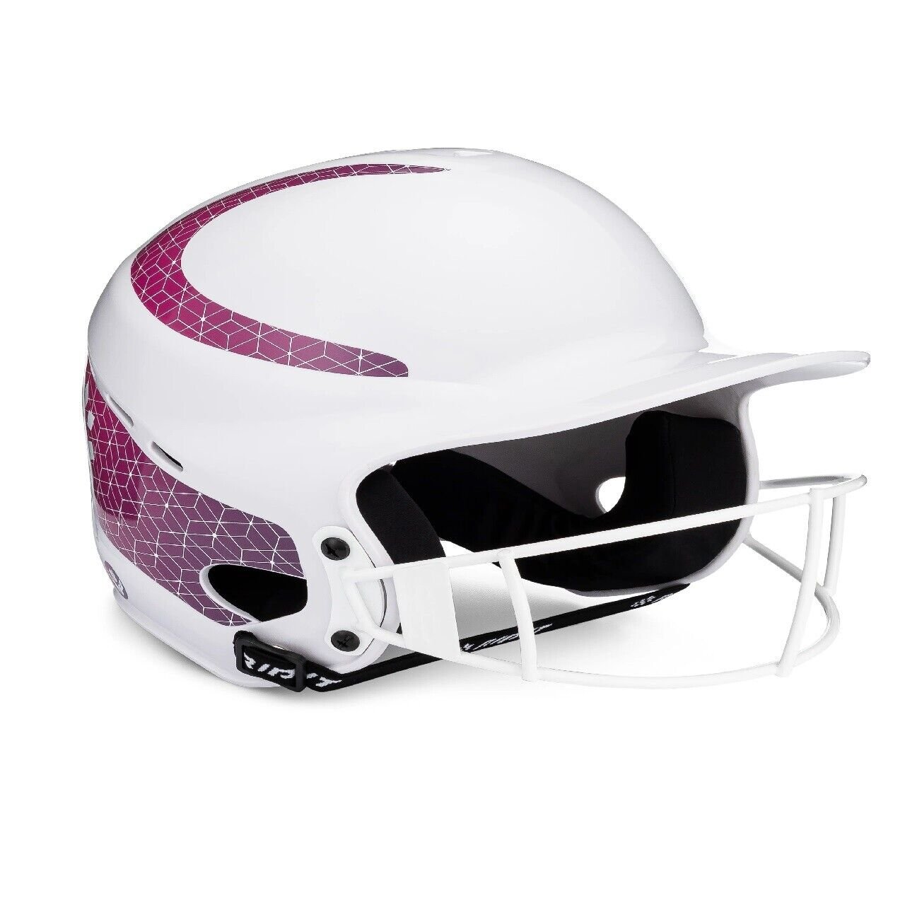 Rip-It Vision Classic Softball Batting Helmet 2.0-Pink/Purple Omb