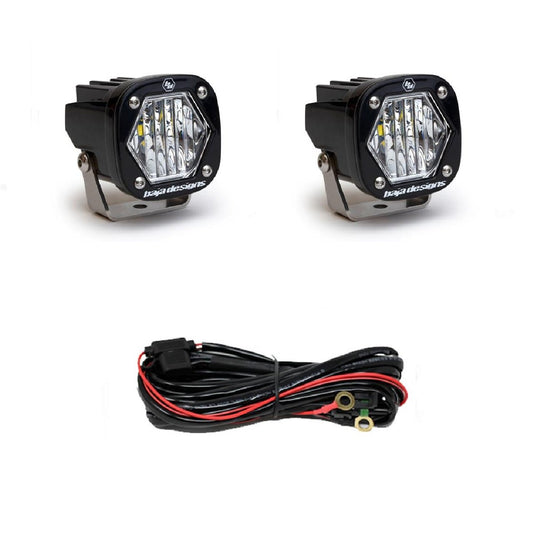 Baja Designs Driving/ Fog Light; S1; LED Bulb; 2.1 Inch Square