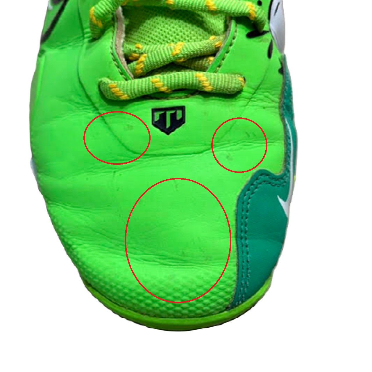 Nike Force Trout 9 Keystone GS Baseball Cleats Green Strike Youth Size 6Y BM1