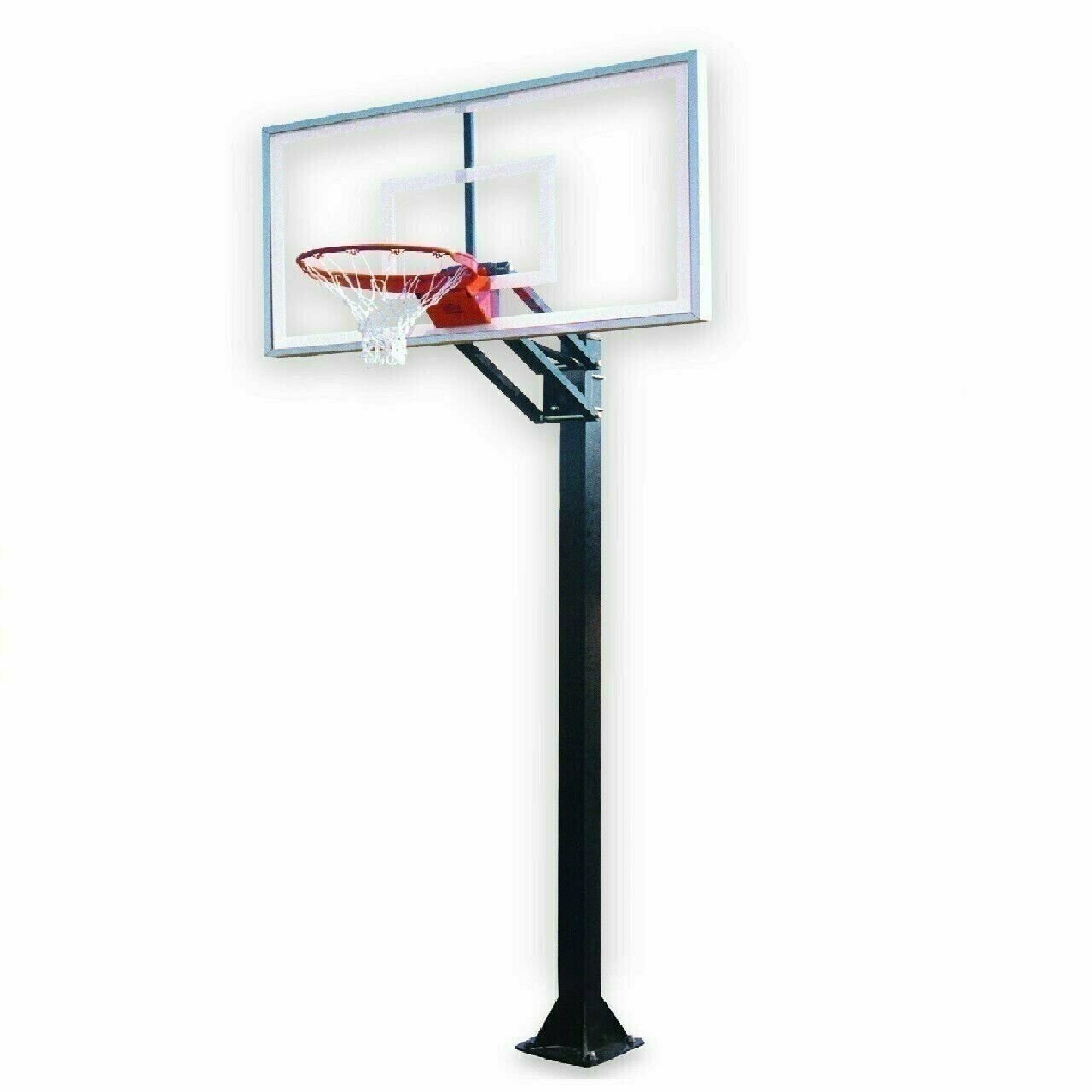 First Team Champ Select Basketball Goal Adjustable- Bolt Down- w/36x60 acrylic