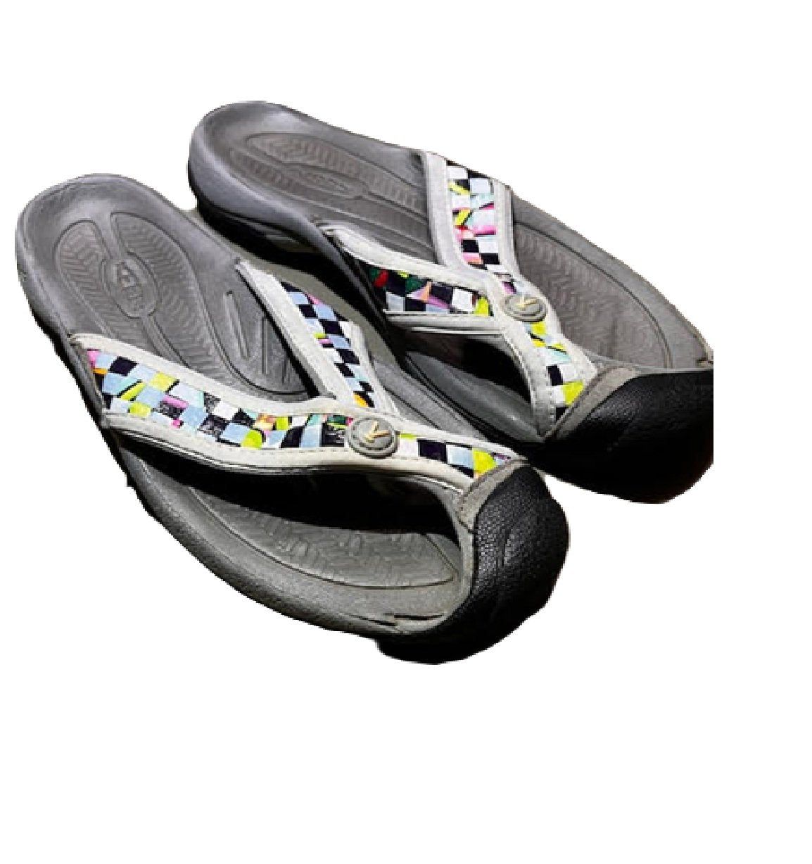 Keen Waimea Women's Waterproof Leather Sandal US 8 - Durable Flip-Flop with Toe Bumper bm1