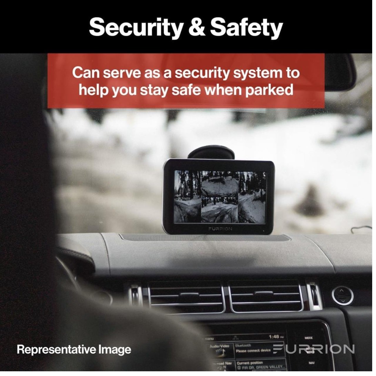 Furrion Vision S Wireless RV Backup Cameras, Amber Side Camera Running Lights,