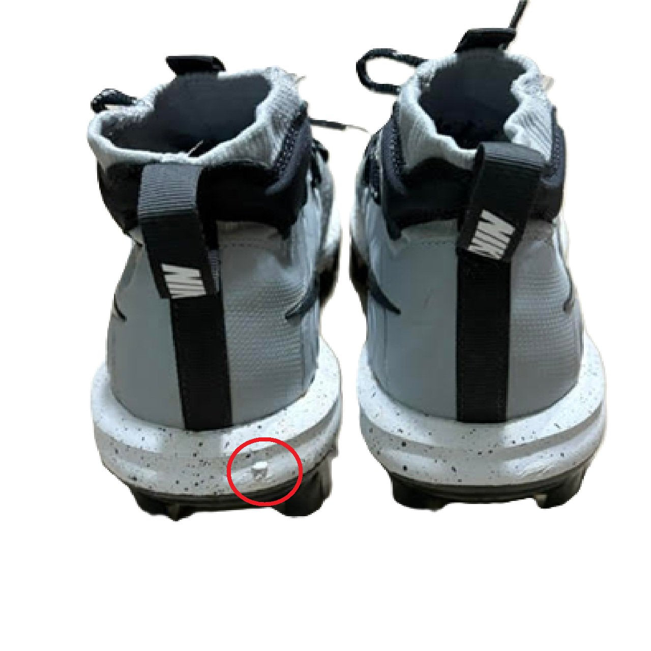 Nike Alpha Huarache NXT MCS Baseball Cleats Gray US 8 BM1