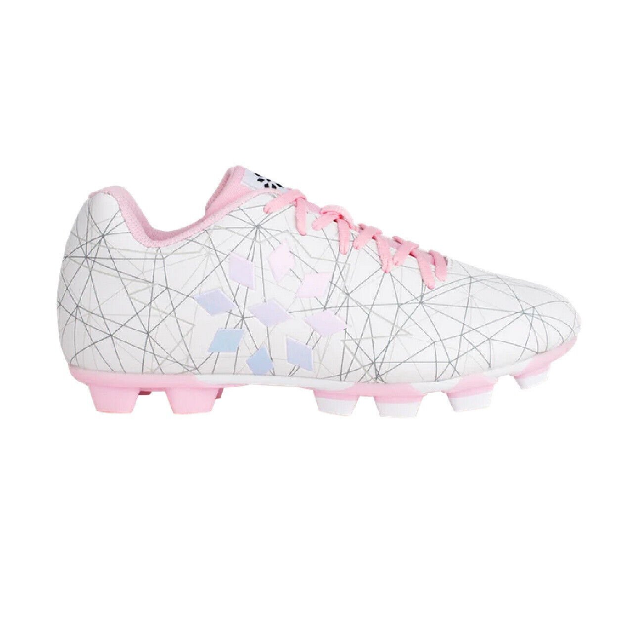Rip It Sports Girls Soccer Cleats Pink/white
