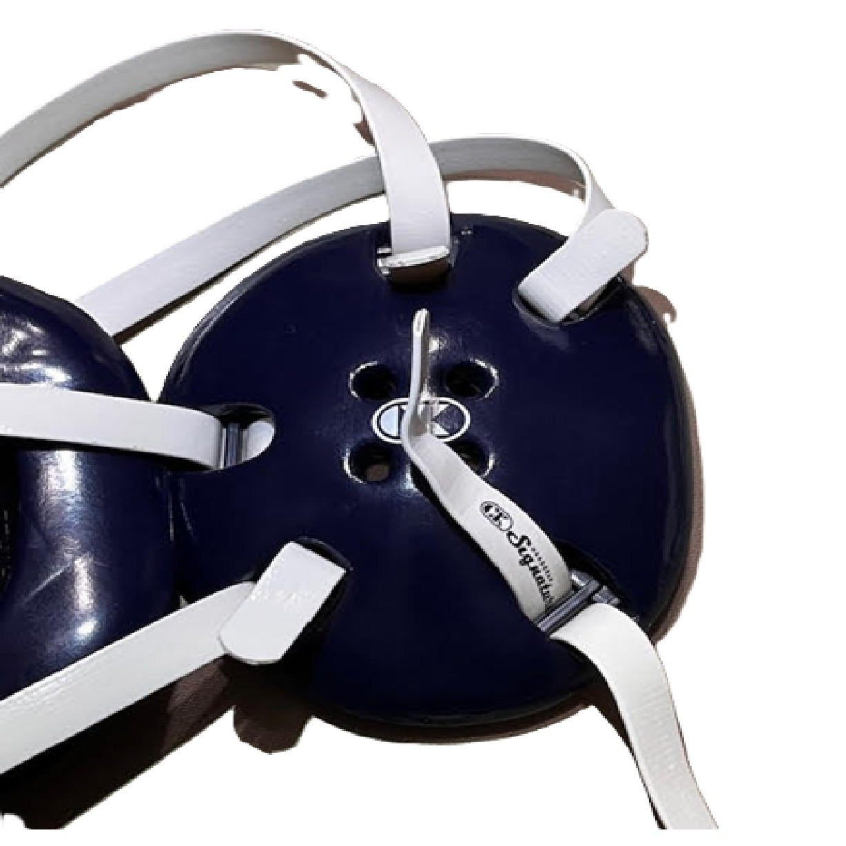 Cliff Keen Adults Signature 4-Strap Wrestling Headgear - Navy/White - Used