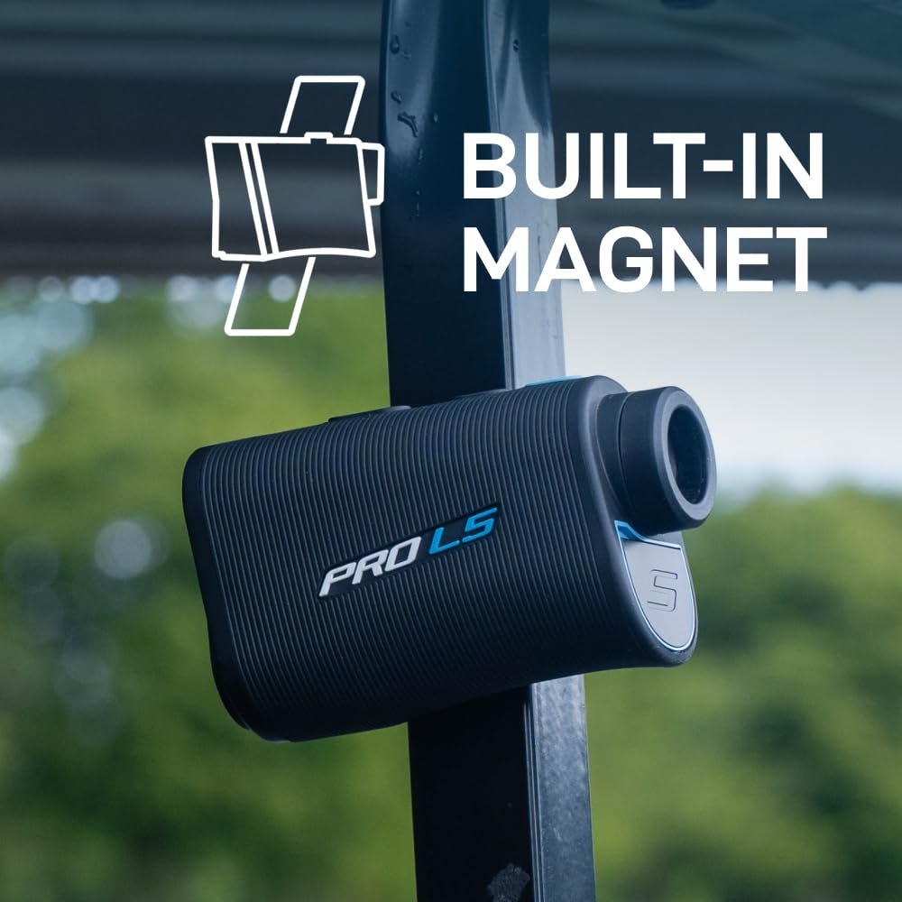 Shot Scope PRO L5 Golf Rangefinder with OLED Display,  1300 Yard Range -BLK