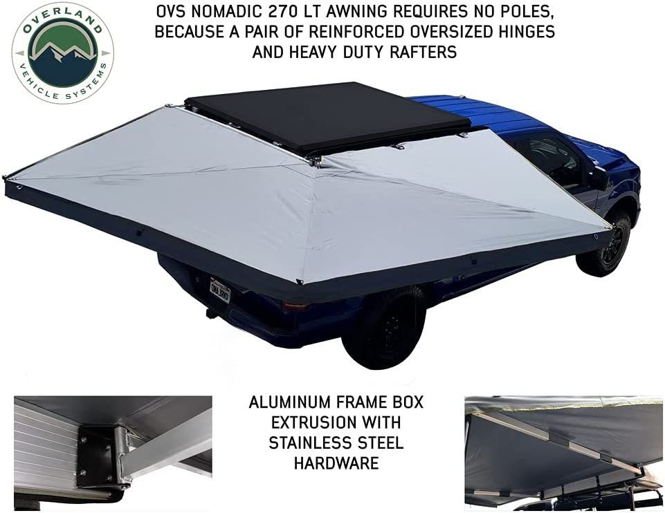 Overland Vehicle Systems Nomadic Awning 270 LT Passenger Side Travel Cover