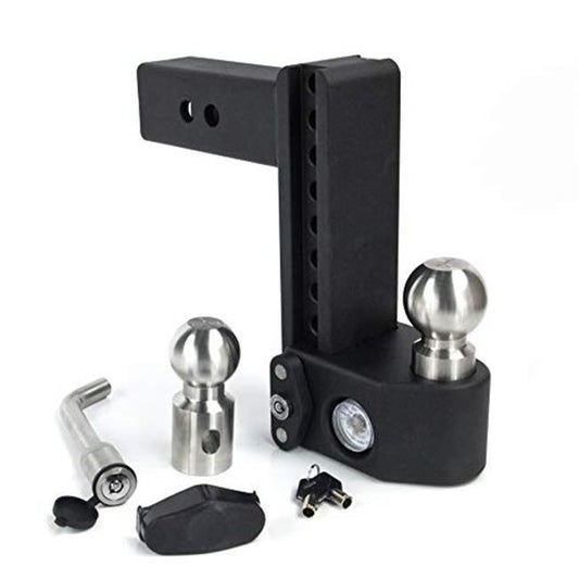 Weigh Safe 8" Drop Trailer Hitch Ball Mount