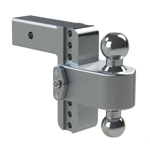 Weigh Safe 180 Hitch Ltb4 2 Ka 4" Drop Hitch, 2" Receiver 12,500 Lbs Gtw