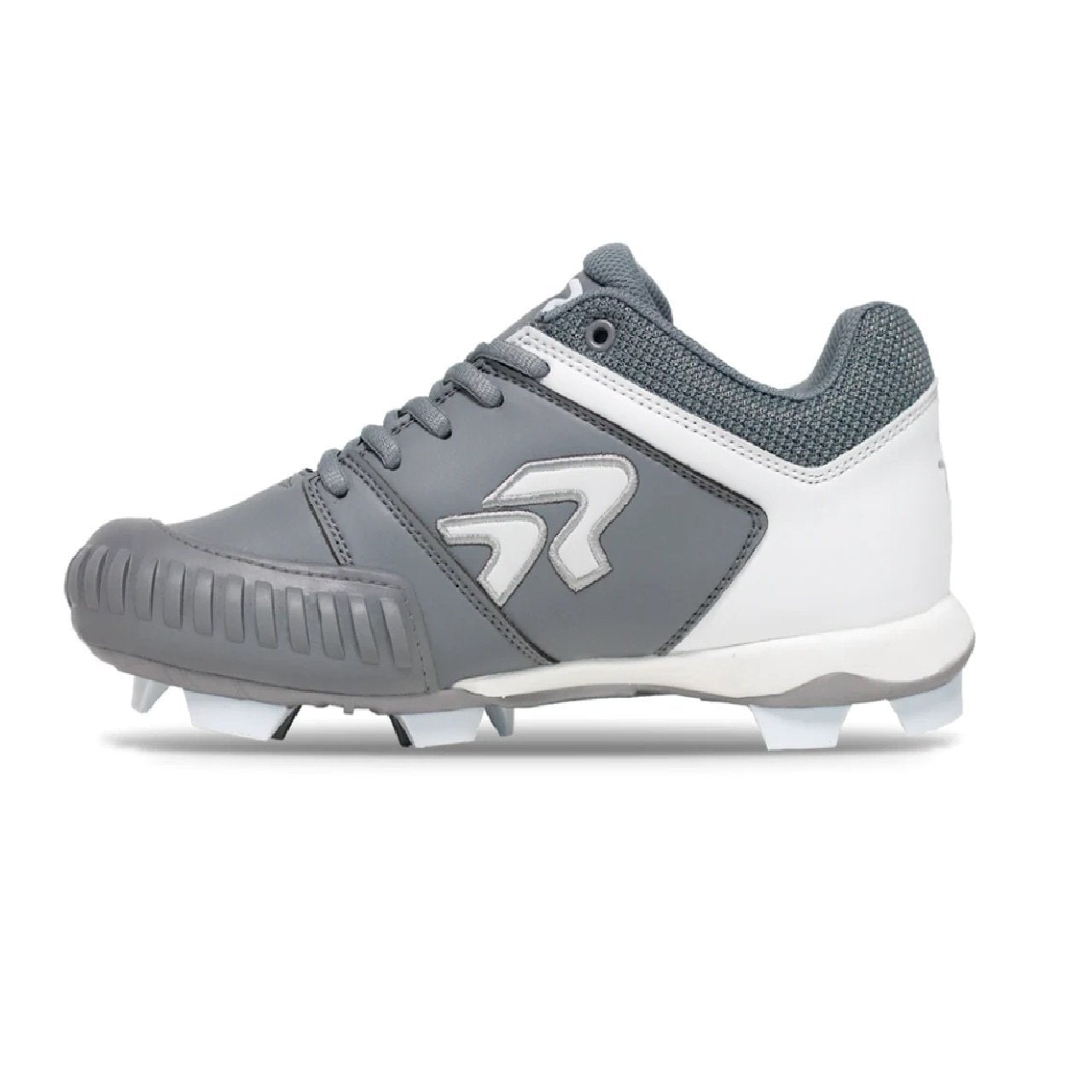Ringor Flite Softball Cleat With Pitching Toe Molded Charcoal
