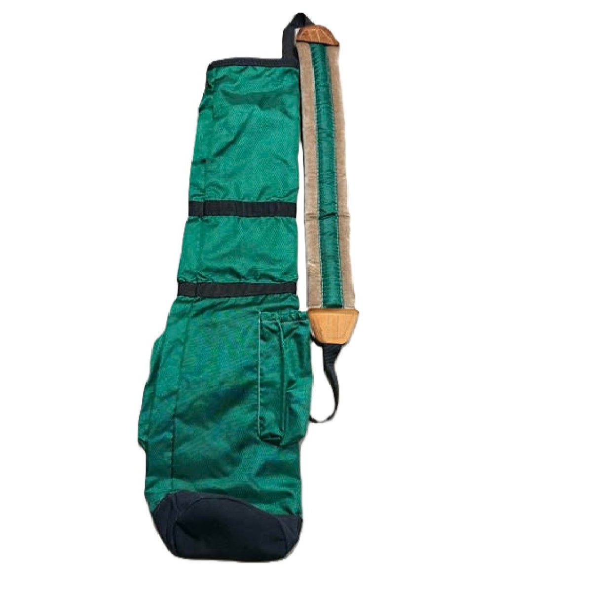 Vintage PING Moonlite Sunday Golf Bag Black Carry Pencil Bag Green BM1