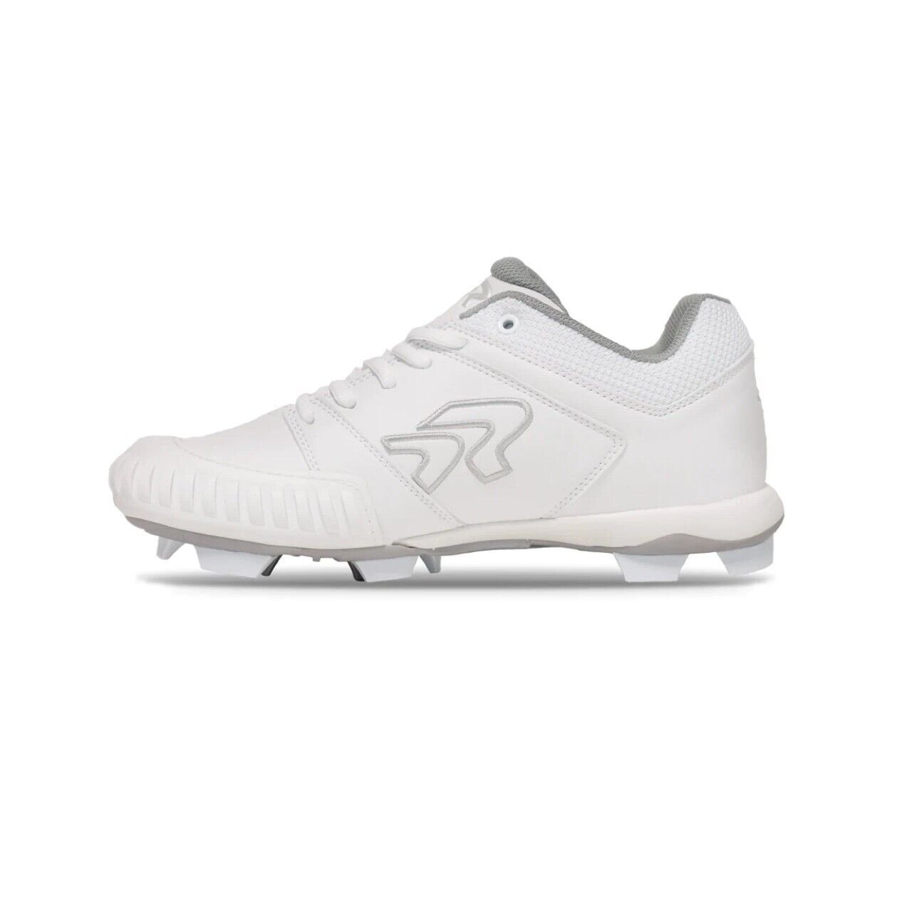Ringor Flite Softball Cleat With Pitching Toe Molded Women's Softball- White