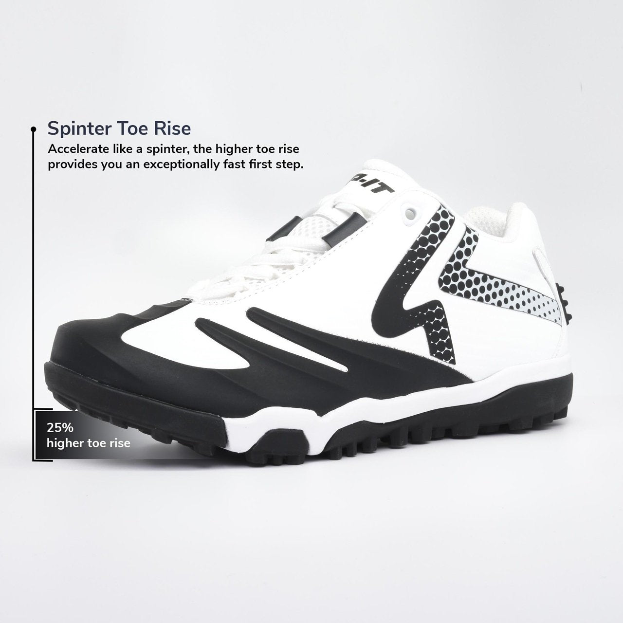 Ringor SwiftStep Pro Women's Softball Turf Shoes White