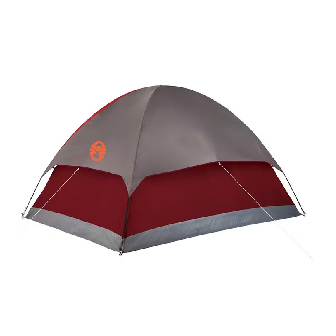 Coleman 4-Person Flatwoods II™ Lightweight Dome Camping Tent - Red