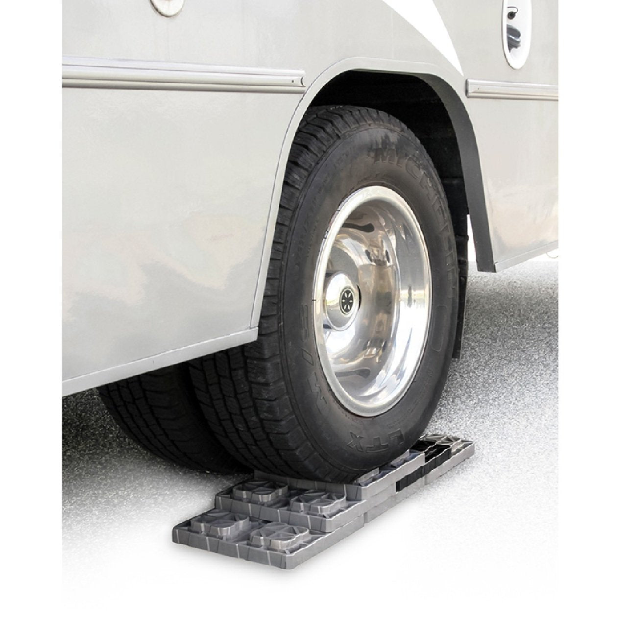 Camco RV Fasten Leveling Blocks XL with T-Handle 2 x 2 Grey (10- Pack)