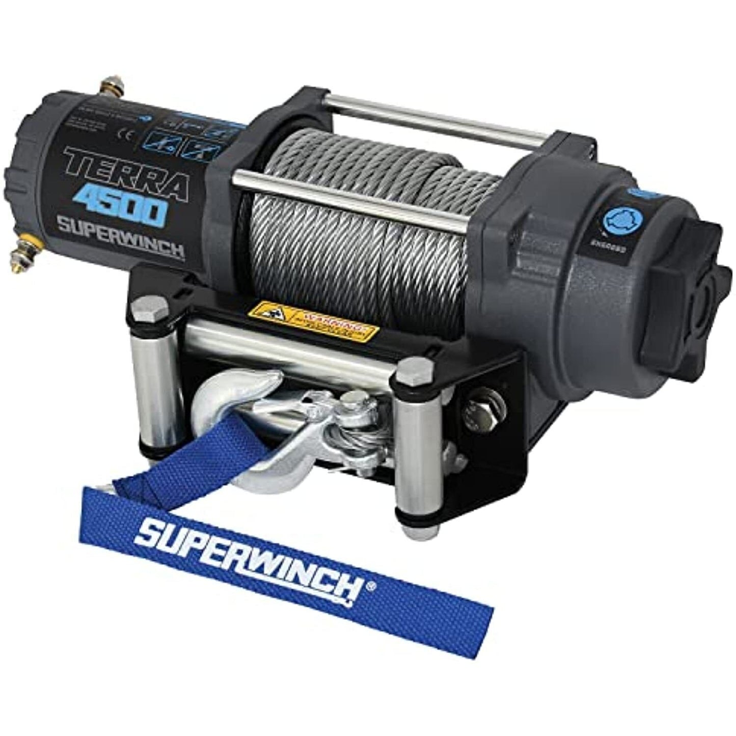 Superwinch 1145260 Terra 4500 Pound  Mounted ATV/UTV Winch