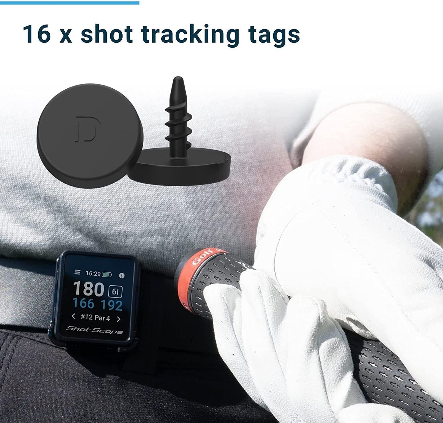 Shot Scope H4 Golf GPS Handheld with Club Shot Tracking  No Subscriptions