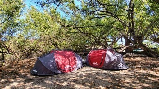 AirBedz  Instant Set-up 2 Person Pop-up Tent 7.55'x3.94'x3.2' (Height), gray