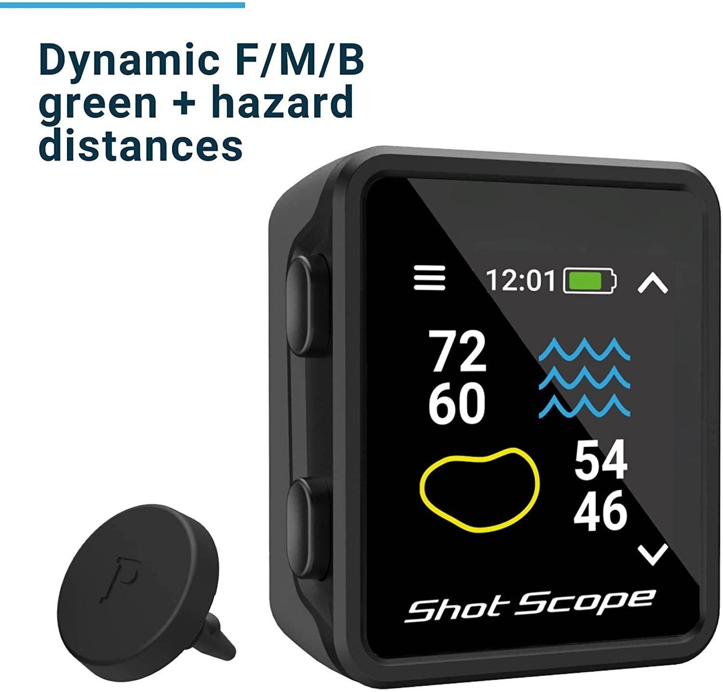 Shot Scope H4 Golf GPS Handheld with Club Shot Tracking  No Subscriptions