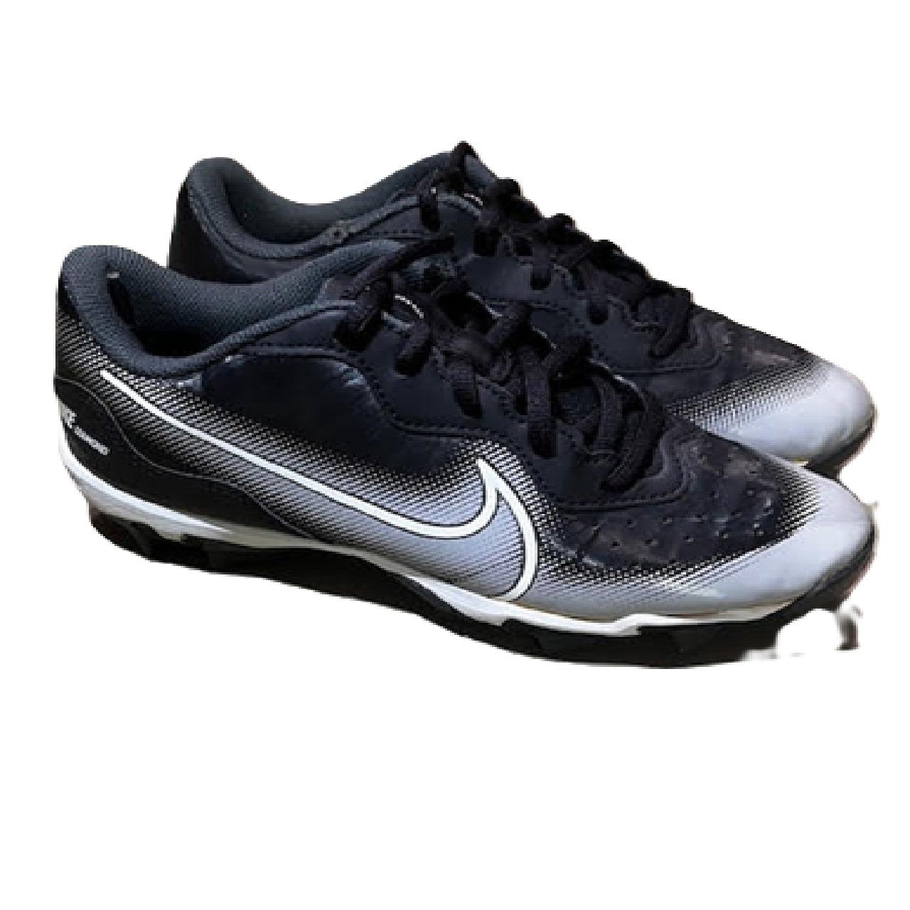 Nike Alpha Huarache 4 Keystone Baseball Cleat US 5.5Y Black BM1