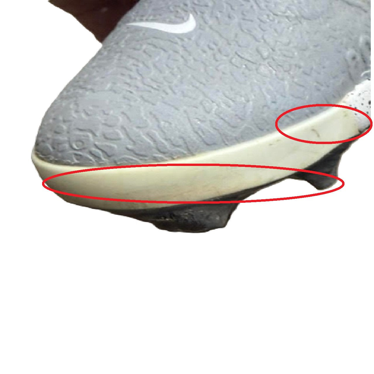 Nike Alpha Huarache NXT MCS Baseball Cleats Gray US 8 BM1