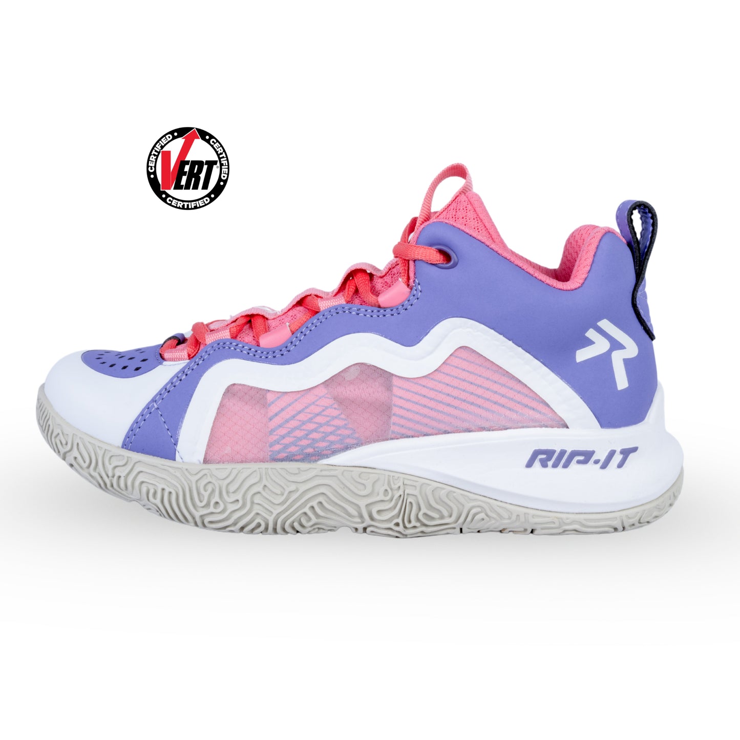 Rip It Swiftstep Future Women's Volleyball Court Shoes-Purple/Pink