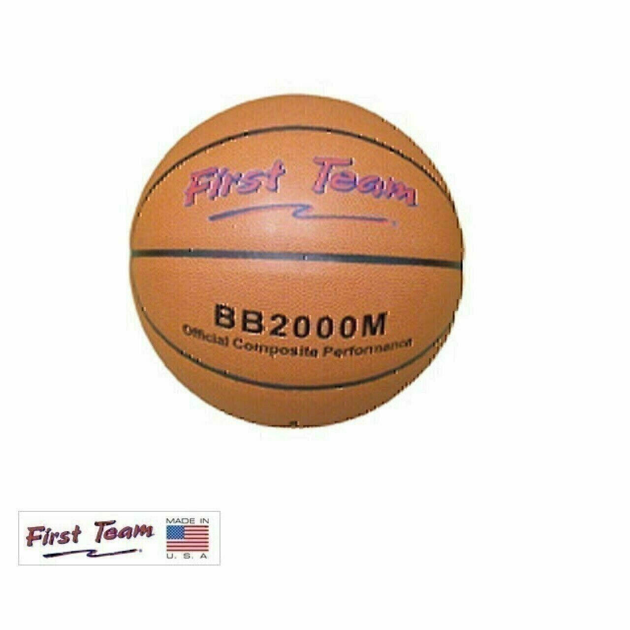 First Team BB200M Basketball | Official Size & Weight Synthetic Leather